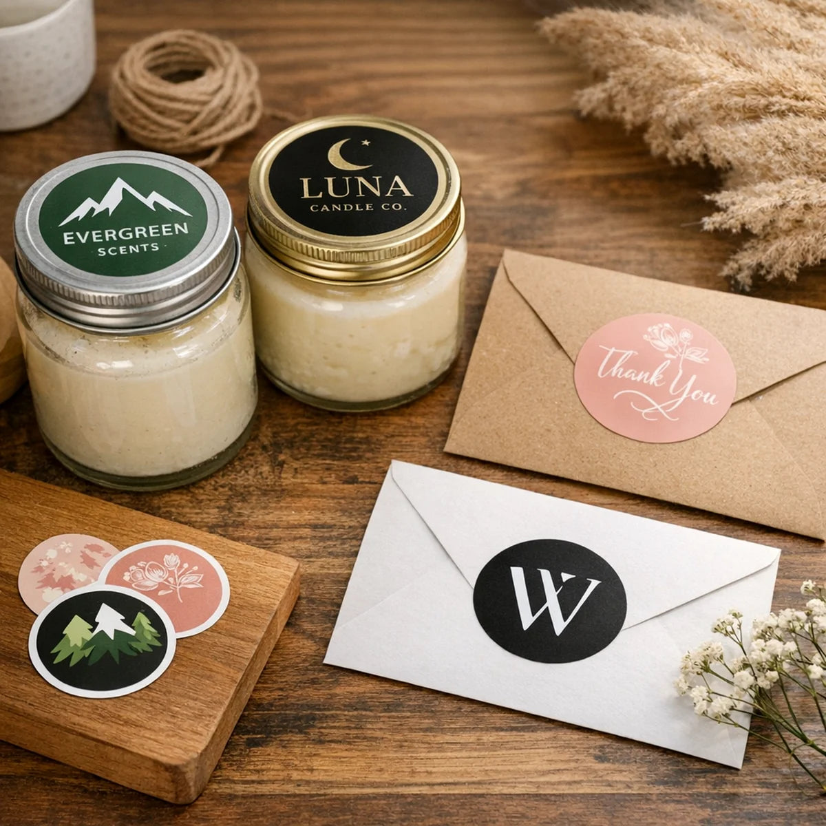 Custom Circle Stickers - Waterproof Round Vinyl Stickers use case 3