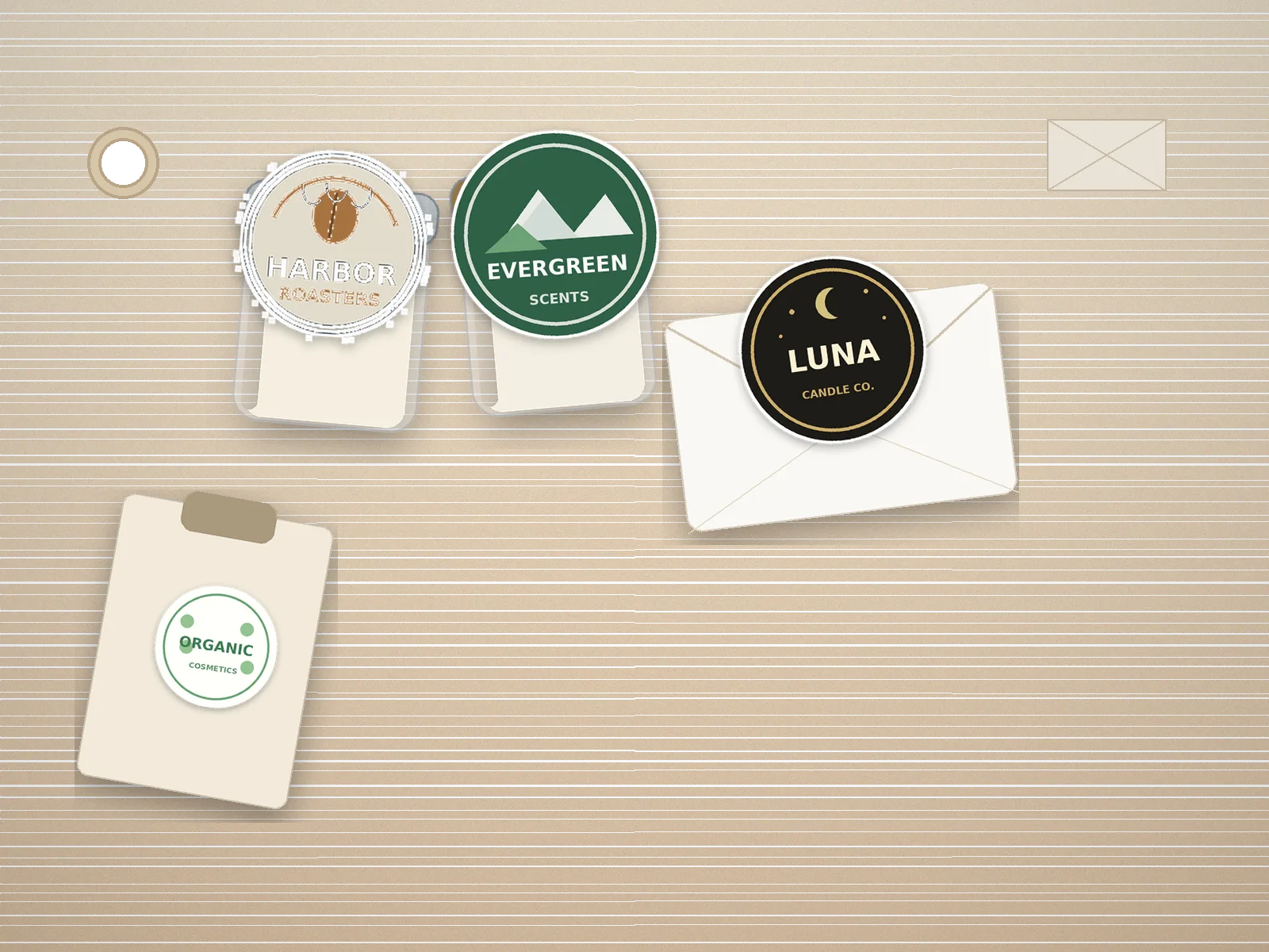 Custom Circle Stickers - Waterproof Round Vinyl Stickers use case 2