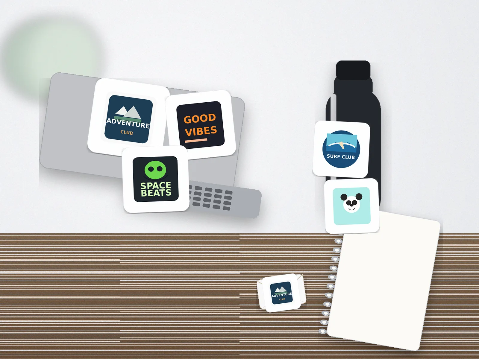 Custom Kiss Cut Stickers - Easy Peel Vinyl Stickers use case 4