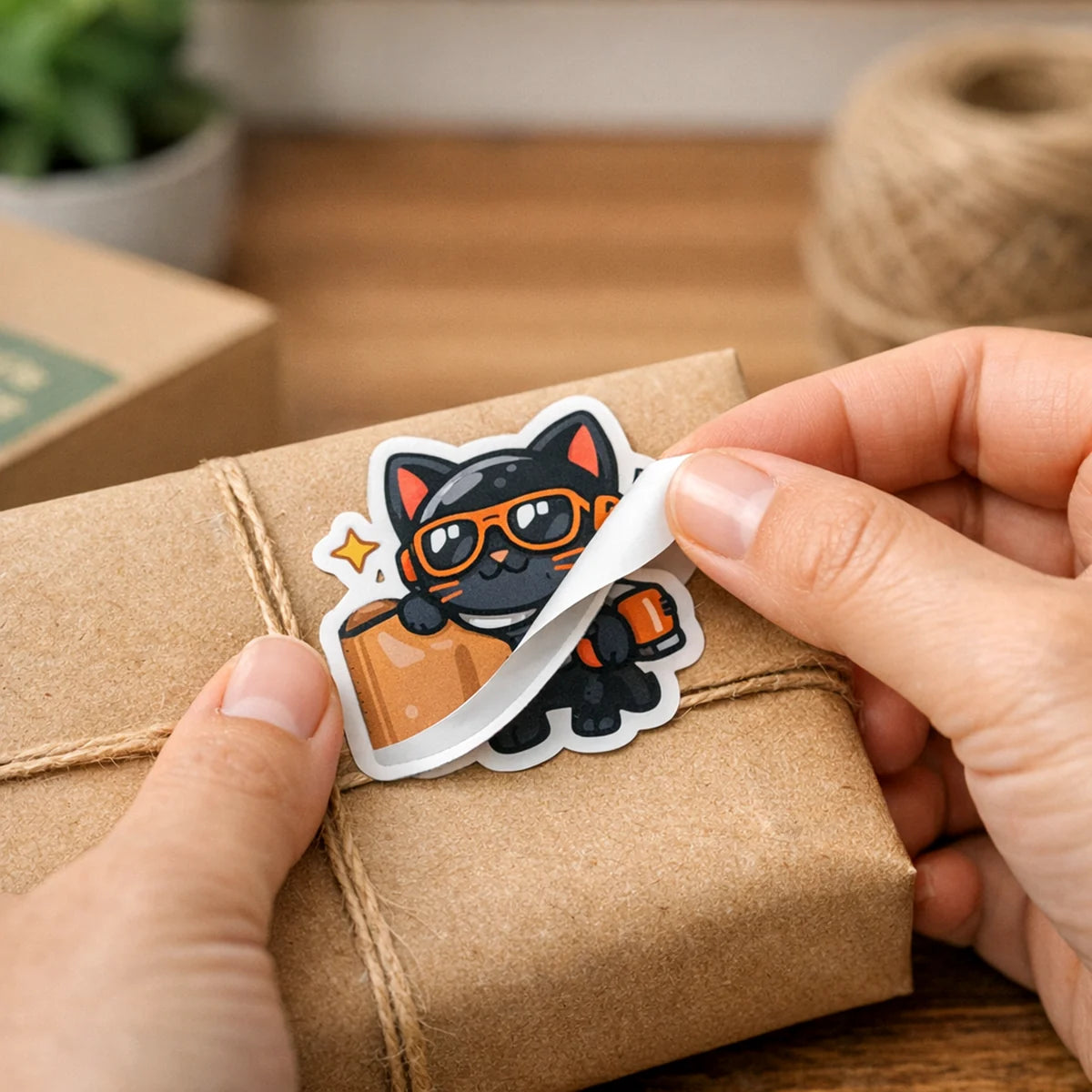 Custom Kiss Cut Stickers - Easy Peel Vinyl Stickers example 1