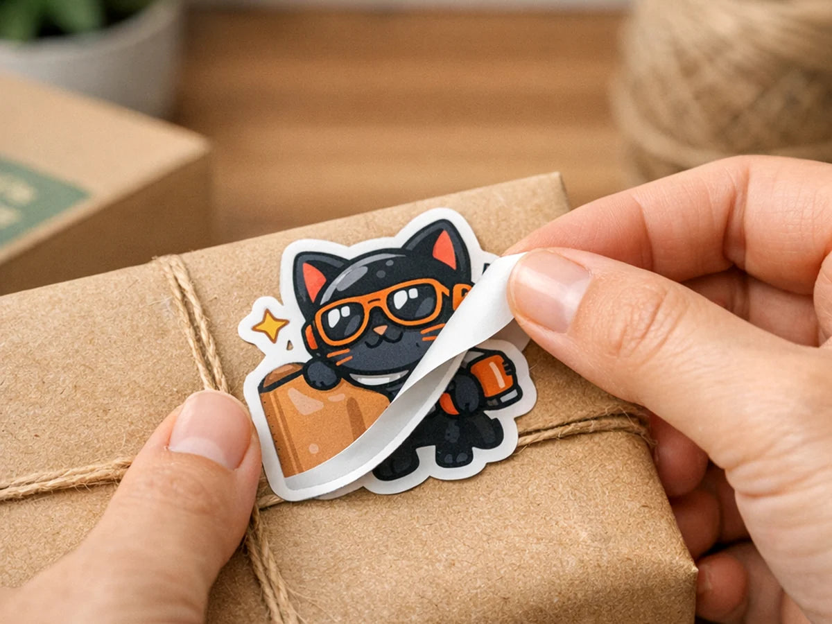 Custom Kiss Cut Stickers - Easy Peel Vinyl Stickers example 4