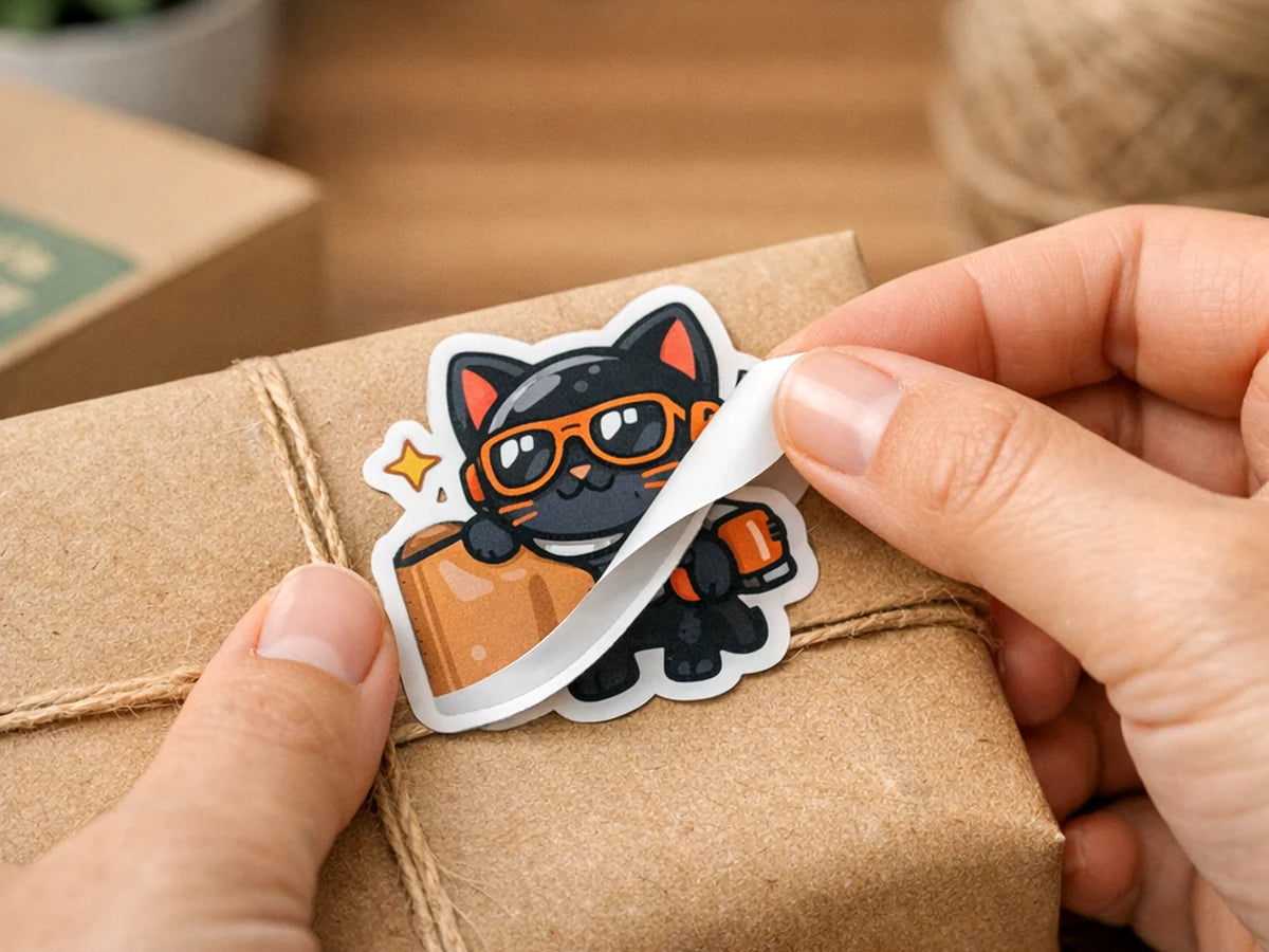 Custom Kiss Cut Stickers - Easy Peel Vinyl Stickers example 6