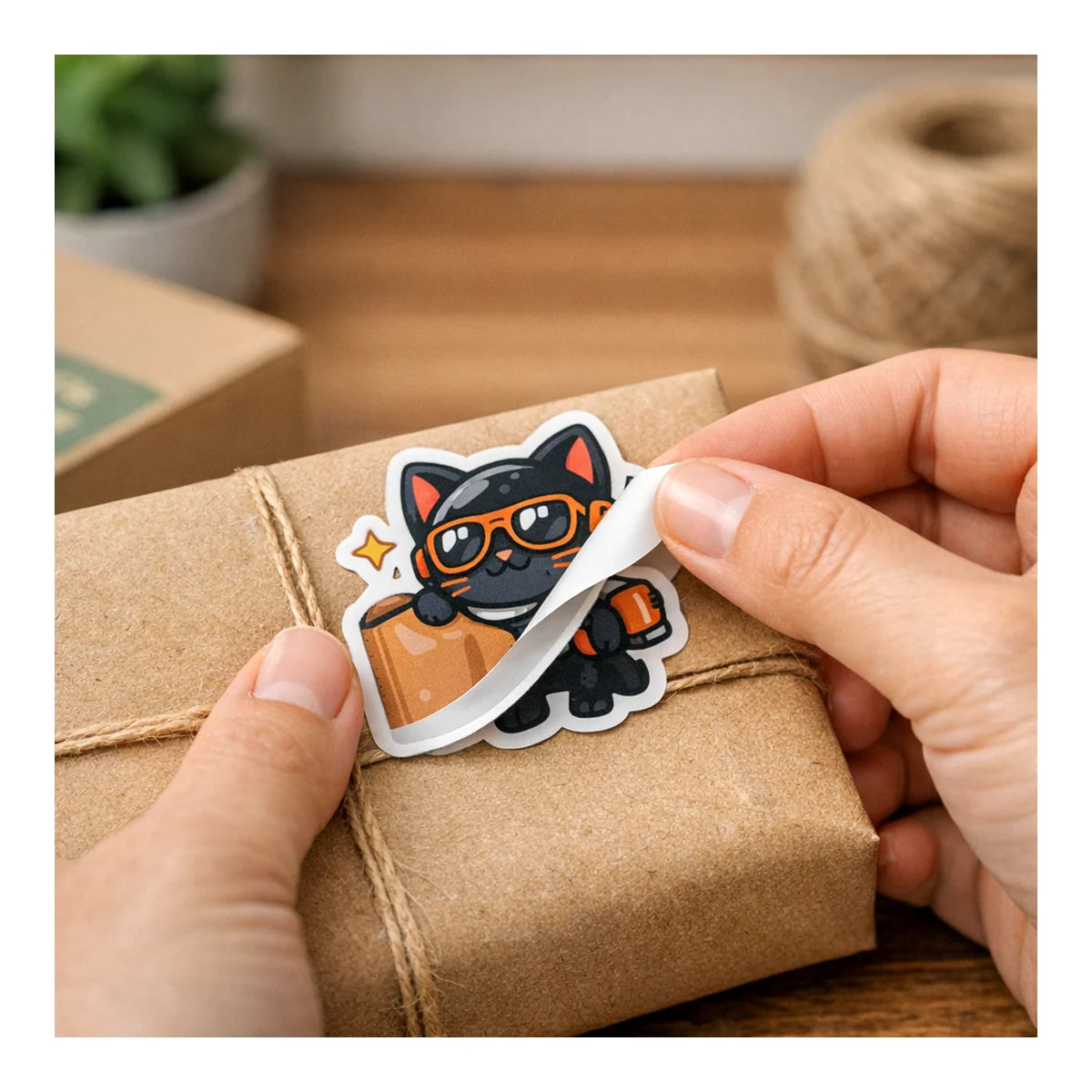 Custom Kiss Cut Stickers - Easy Peel Vinyl Stickers example 8