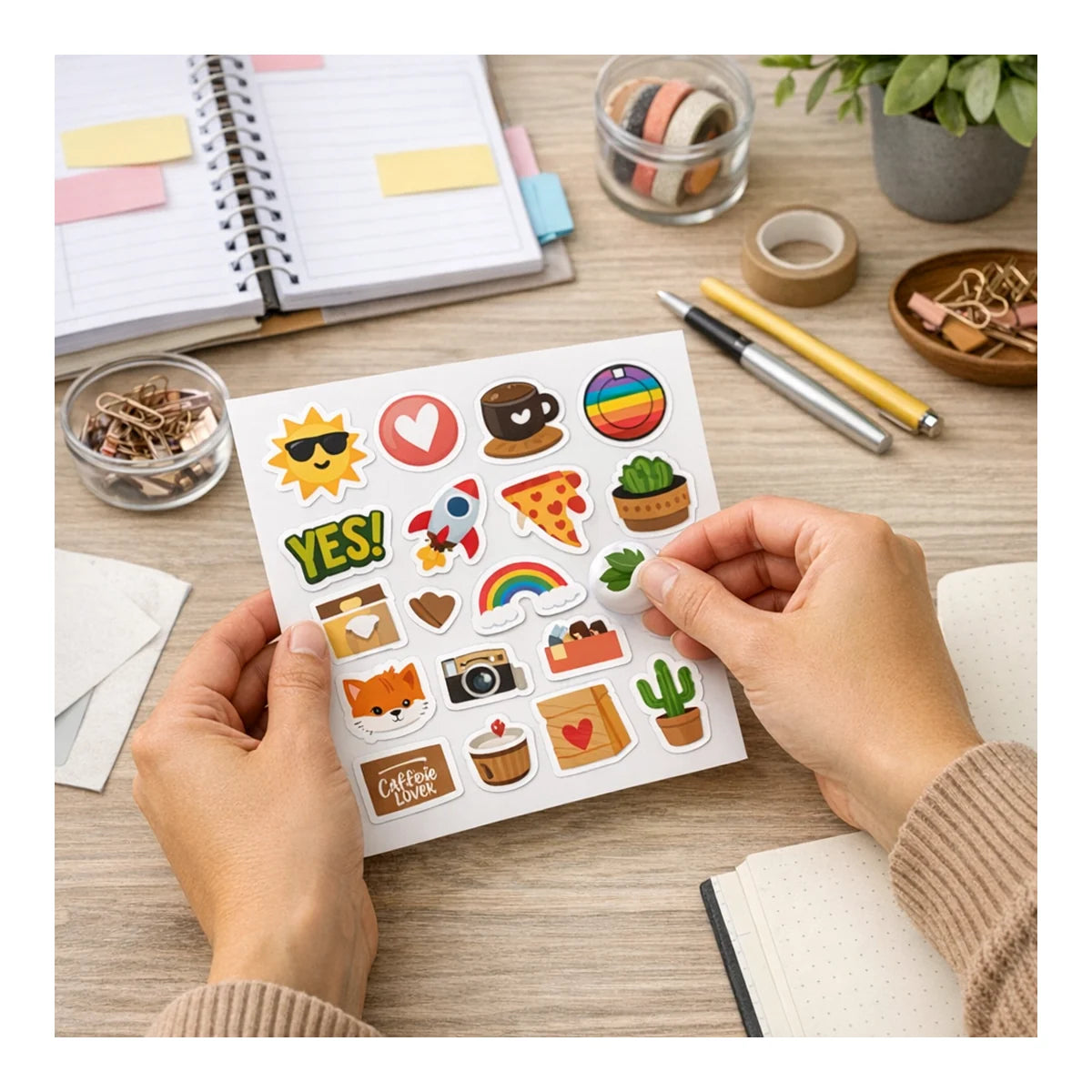 Custom Sticker Sheets - Multiple Designs on One Sheet example 8