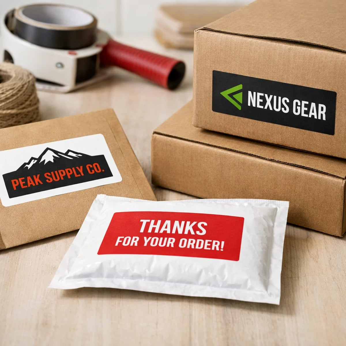 Custom Rectangle Stickers - Waterproof Vinyl Labels use case 3