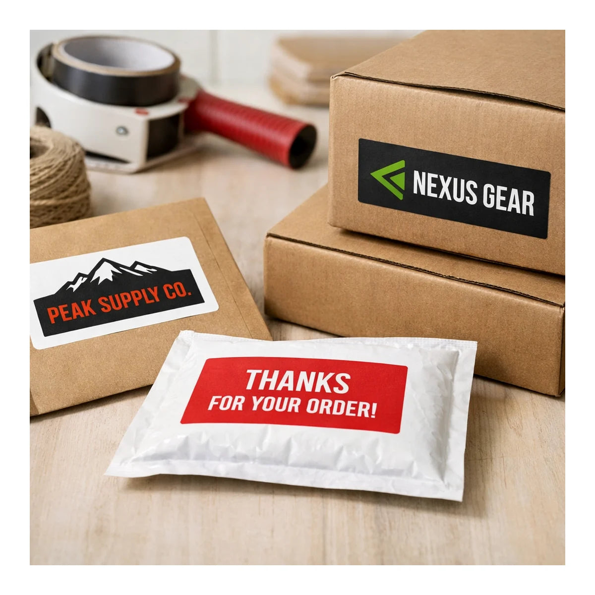 Custom Rectangle Stickers - Waterproof Vinyl Labels example 9