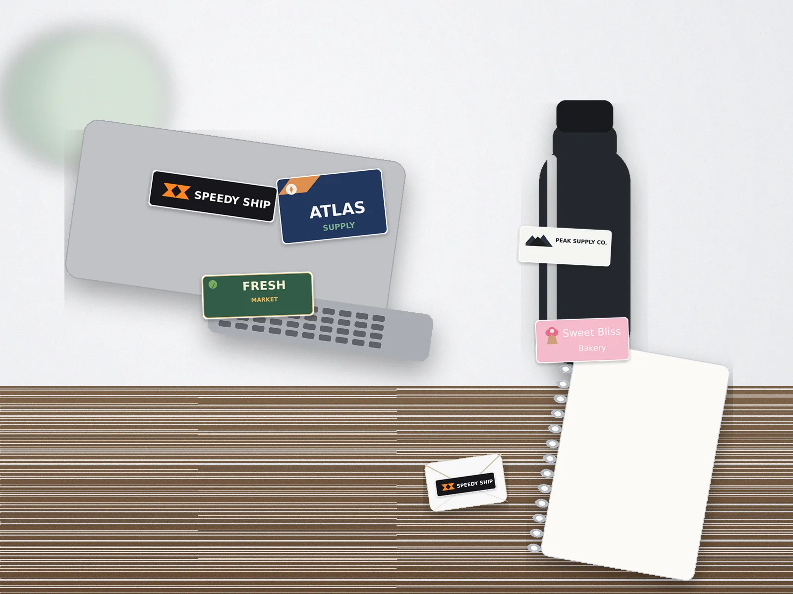 Custom Rectangle Stickers - Waterproof Vinyl Labels use case 4