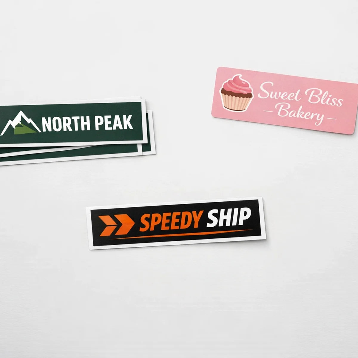 Custom Rectangle Stickers - Waterproof Vinyl Labels example 1