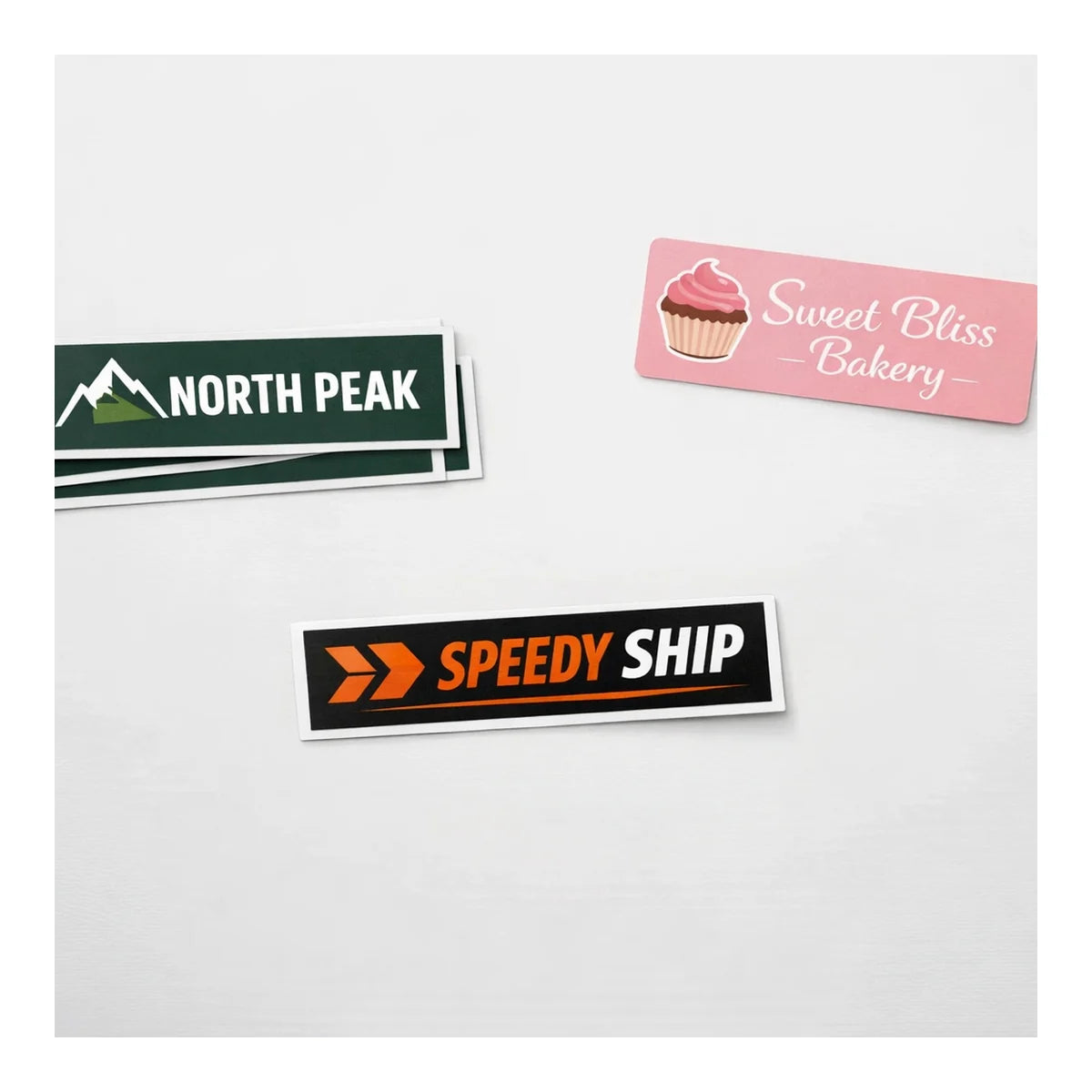 Custom Rectangle Stickers - Waterproof Vinyl Labels example 8