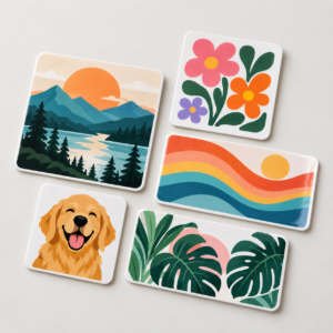 Rounded Corner Stickers